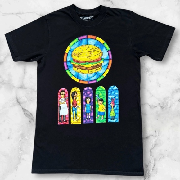 ✅Adult | Bob’s Burgers Black Short Sleeve Tee - Picture 3 of 11